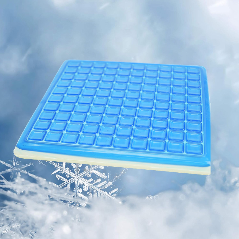 Neliönmuotoinen PVC Memory Foam Slow Rebound viileä ja mukava geelityyny